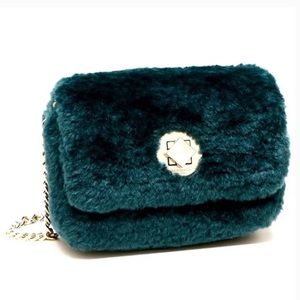 NWT Kate Spade Audrey Shearling Micro Crossbody